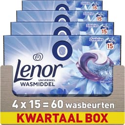 Lenor Wasmiddel All-in-1 Pods Zeebries - 4 x 15 stuks — thumbnail 1