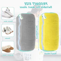 Reiswaszak voor Schoenen - 2 Stuks - Waszak voor Sneakers en Laundy - Ideaal voor de Wasmachine en Bescherming van Schoenen — thumbnail 5