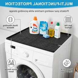 Waterdichte antislip wasmachineonderlegger 60 x 50 cm, afwasbare bescherming voor wasmachine en droger, duurzame siliconen mat — thumbnail 5