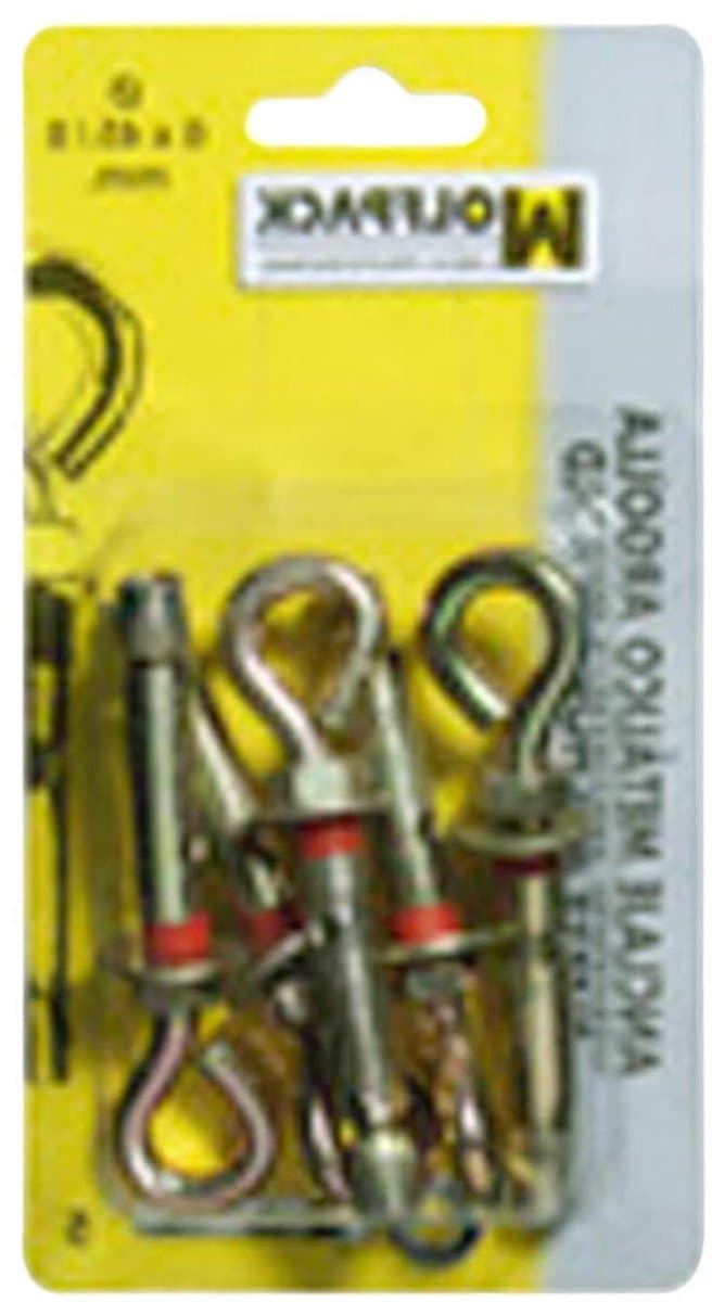 Metalen Ankers - Hulsankers - Bevestigen - 5 Stuks - 6 x 45/8 mm — afbeelding 1