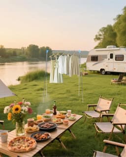 Draagbare Reiskledingrek - Opvouwbaar Kledingrek Voor Dans En Camping - Compact Droogrek Met Stabiele Constructie - Lichtgewicht Design Voor Binnen En Buiten - Mini Formaat In blauw Metaal - 1 Stuks Set - Ideaal Voor RV Reizen En Wedstrijden — thumbnail 5