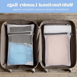4 Stuks Netwaszakken voor Wasmachine, 30 x 20 cm, Fijne Was met Ritssluiting, Ideaal voor Ondergoed en Lingerie, Wasnetten voor Sokken en Delicate Kleding — thumbnail 4