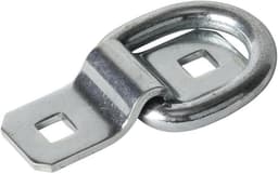 Ring Afmeeranker - Grondhaak D Ring - Vastzetten Vracht - Heavy Duty Staal - 87.5 mm - Zilver — thumbnail 1