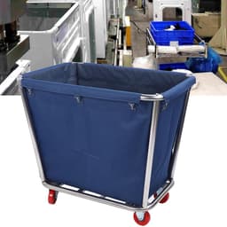 Dailygoods- Wasmand 350L Capaciteit - Wasmand met Deksel - Wassorteerder - Wasmand Curver - Wasmanden - Flexibele Wielen - Waskar — thumbnail 3
