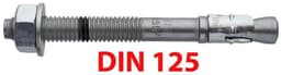 Zwaarlastanker Boutanker - Wiganker Plug - Betonbevestiging - ETA Goedgekeurd Optie 7 - M8-M16 60-330mm - Gegalvaniseerd — thumbnail 2