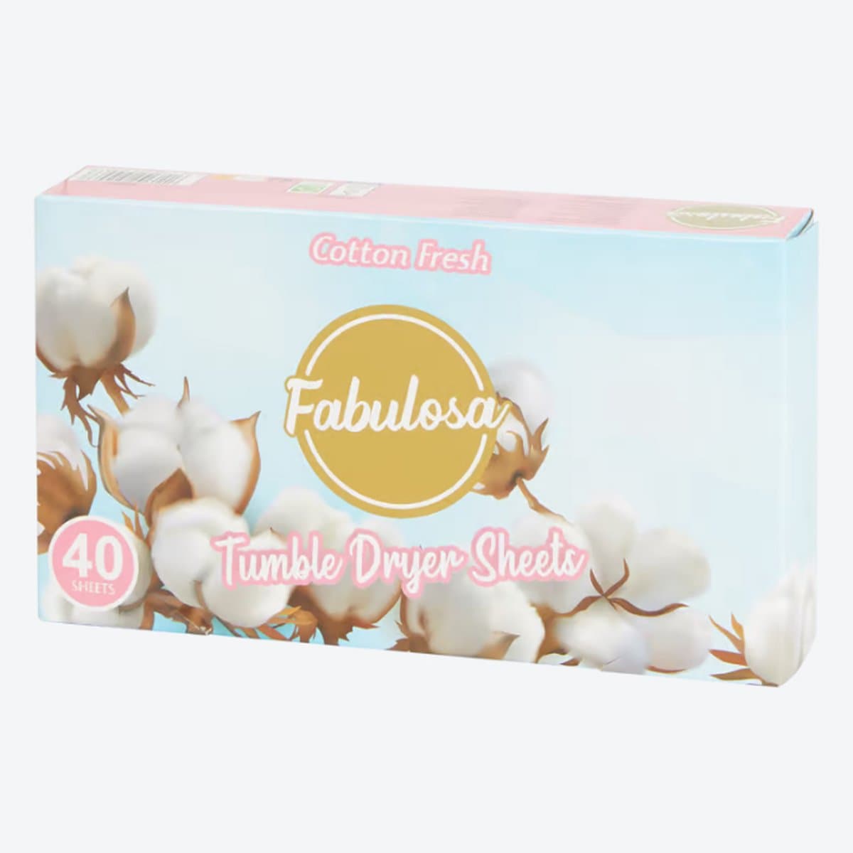 Droogtrommeldoekjes - 40 doekjes - Verfrist - Frisse Geur - Beschermd - Fabulosa — afbeelding 1