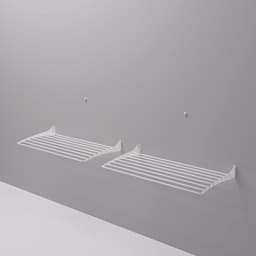 Foxydry Fold 100 white wasdroogrek wandmontage clicksysteem - 100 x 50 x 10 cm — thumbnail 4