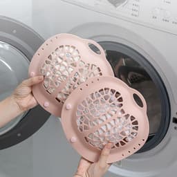 Waszakjes - Waszakken Voor Wasgoed - Waszak - Laundry Bag - Waszakje - Waszakjes Groot - Waszak Ondergoed - Waszak Groot - Wasnet - Wasnetten - Waszakken - Multifunctionele Waszak - Waszak Voor Babykleding - Siliconen - 21.3x22x6.1cm - Roze — thumbnail 3