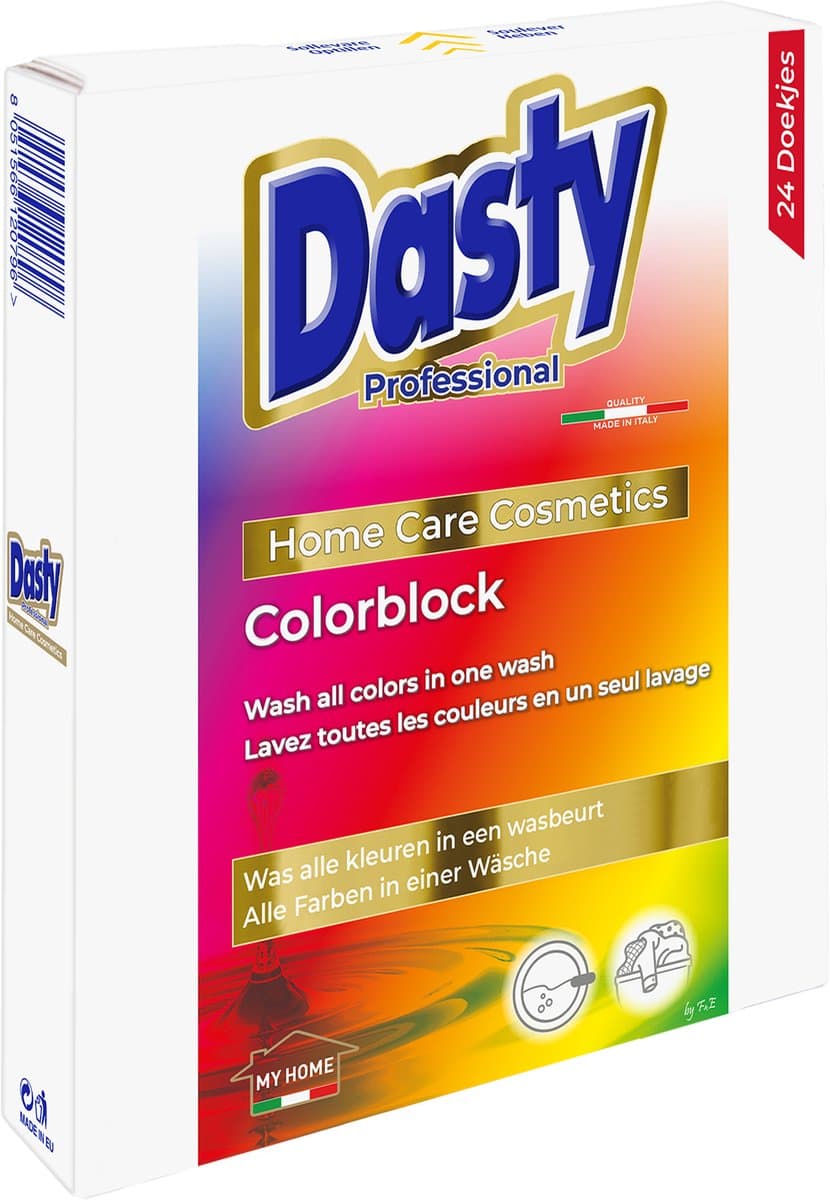 Dasty colorblock  24 stuks - Washulp. — afbeelding 1