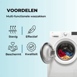 RENALUX - Waszakjes met Rits - Waszakken voor Wasgoed - Waszak - Laundry Bag - Waszakje Lingerie - Waszakjes Groot - Waszak Groot - Wasnet - Wasnetten - Waszakken met Rits - 3 Stuks - 30 x 40 cm — thumbnail 4