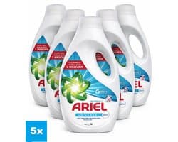 Ariel Universal+ Vloeibaar Wasmiddel 5 x 1000 ml – 5 Stuks – 100 Wasbeurten – Met Febreze Frisheid