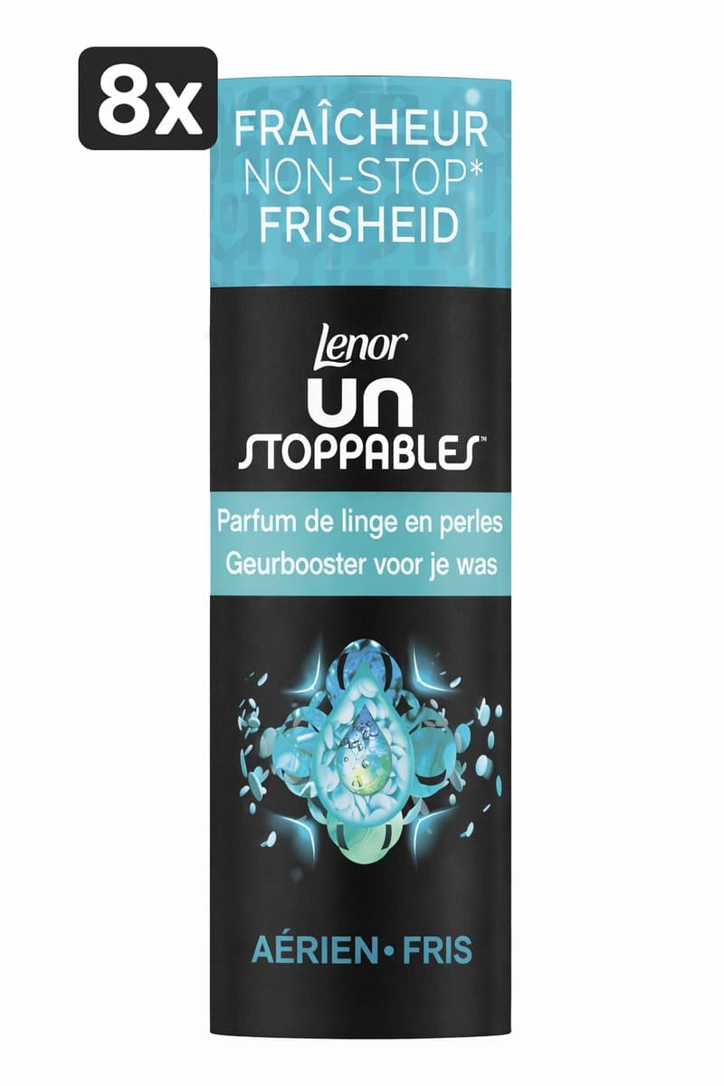 (8x) Lenor Unstoppables - Geurbooster - Fris - 13 Wasbeurten — afbeelding 1