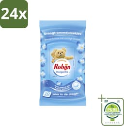 Robijn Droogtrommeldoekjes Morgenfris 20 stuks per verpakking - Voordeelverpakking - 24 stuks - Droogtrommeldoekjes - Wasgoed drogen — thumbnail 1
