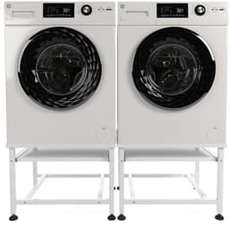 Wasophoogte® Wasmachine verhoger - Wasmachine opbouwmeubel - Wasmachine sokkel - 45 cm hoog - Wit - Dubbel - Universeel — thumbnail 3