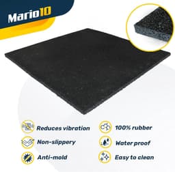Anti Trillingsmat Wasmachine - en Wasdroger - Geluidsdempende Antislip Mat - Rubber Mat Trillingsdempers - Trillingsdempers wasmachine – Extra dik - Voetjes wasmachine & droger - Wasmachine demper – Anti trillings - vibratie - dempers pads – Antislip — thumbnail 3