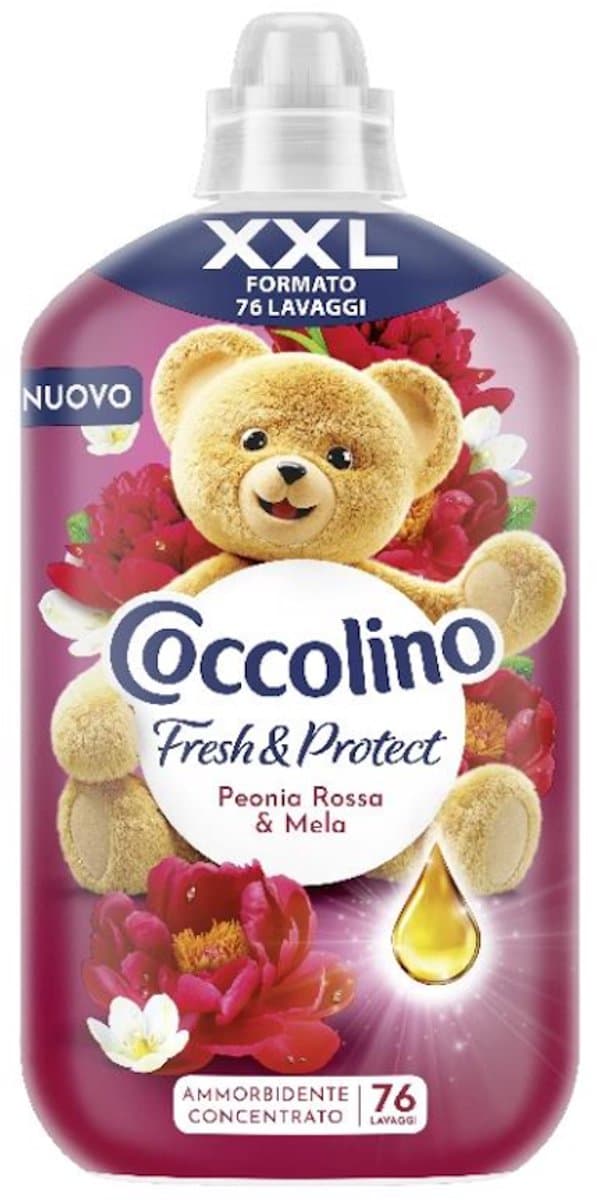 COCCOLINO Fresh & Protect Peonia Rosa & Mela Wasverzachter XXL 76W 1750ml — afbeelding 1
