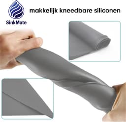 Lekbak Wasmachine – Siliconen Opvangbak - Opstaande Rand - SinkMate® - 60 x 60 cm – Lekbak Koelkast Vaatwasser Diepvriezer — thumbnail 3