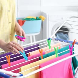 48 Wasknijpers met Winddichte Mandenset voor Binnen en Buiten Droogrek — thumbnail 2