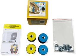 Trillingsdemper voor Airco Buitenunit - Kunststof met Veer - 70 tot 120kg Draagkracht — thumbnail 5