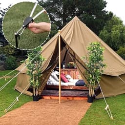 Fahnenmast Seil - Weerbestendig Nylon - 20 m met 4 Haken — thumbnail 5