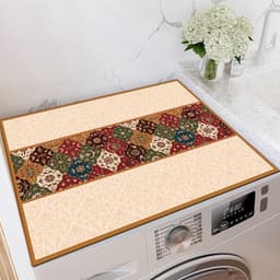 Wasmachine Mat - Droger Onderlegger - Vochtige Ruimtes - Antislip Onderkant - 40x60cm - Meerkleurig — thumbnail 1