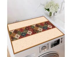 Wasmachine Mat - Droger Onderlegger - Vochtige Ruimtes - Antislip Onderkant - 40x60cm - Meerkleurig