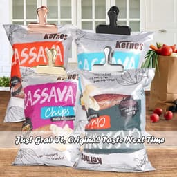 6 Zwarte Zakclips RVS voor Voedselzakken en Chipzakken — thumbnail 4