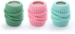 3-delige wasset: Wasballen, wasverzachterdispenser, herbruikbare wassponsballen, pluis- & haarvangers — Pluisopvangzakjes — thumbnail 1