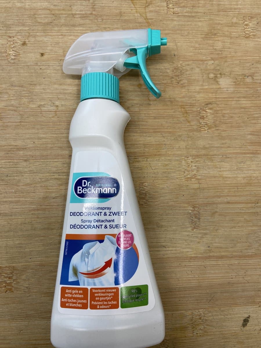 DR BECKMANN Spray vlekkenverwijderaar voor deodorant en zweet - 250 ml — afbeelding 1