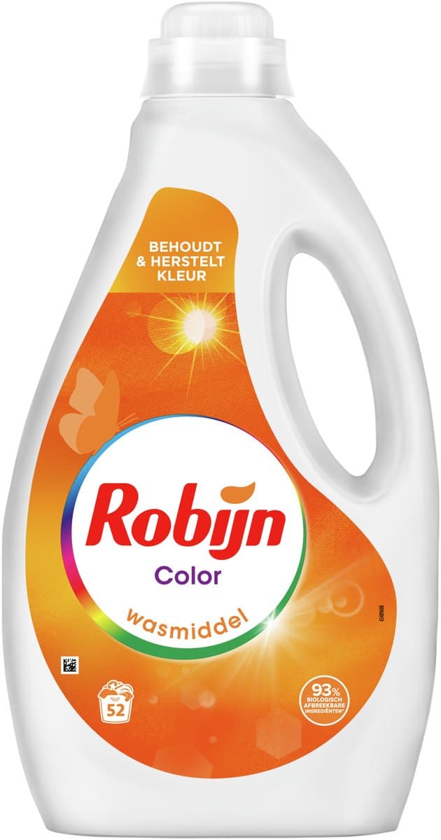 Robijn Vloeibaar Wasmiddel - Color - 52 wasbeurten — afbeelding 1
