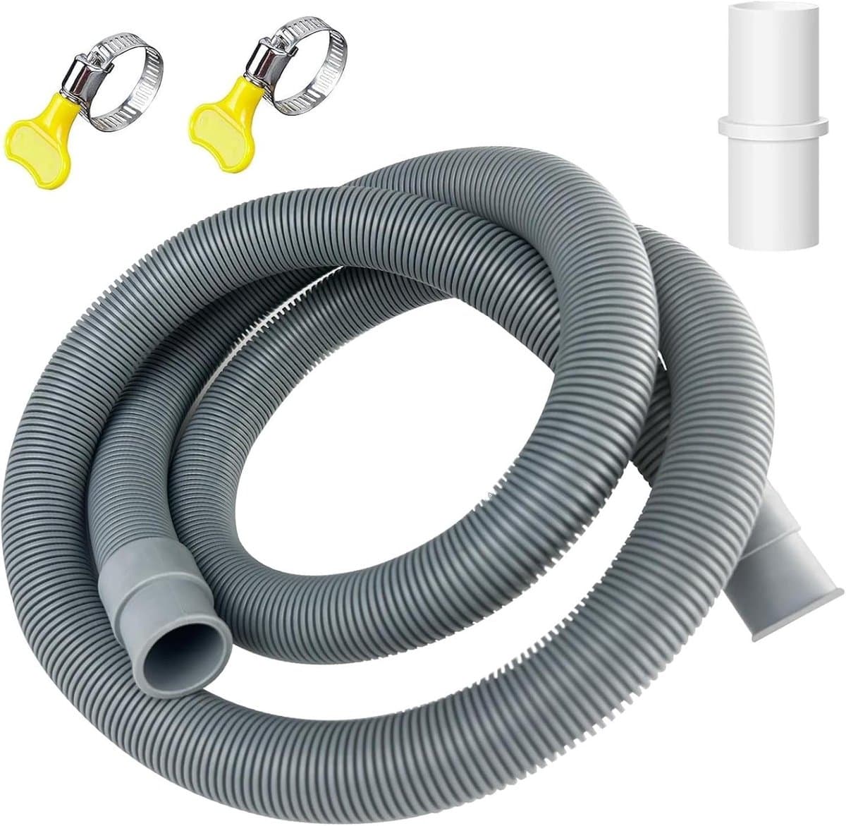 Afvoerslang Verlengstuk Voor Wasmachine - 1,5 m - Flexibel - 1 Stuks - Groen — afbeelding 1