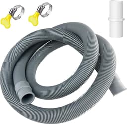 Afvoerslang Verlengstuk Voor Wasmachine - 1,5 m - Flexibel - 1 Stuks - Groen — thumbnail 1