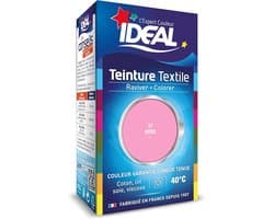 IDEAL Liquid Dye Mini 31 Rose – Vloeibare Textielverf – Zachte Roze Tint – Voor Katoen, Linnen, Zijde & Viscose – 40°C – Made in France
