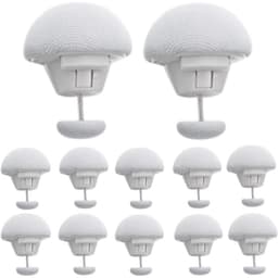 Dekbedovertrekclips - 12 stuks - Dekbedovertrekhouders - Antislip dekbedovertrekclips - Geschikt voor dekens, lakens, gordijnen, sokken, matrashoezen - Wit — thumbnail 1
