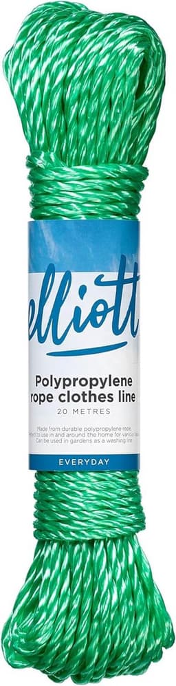 Polypropyleen Waslijn 20 Meter - Extra Sterk, Weer- en Roestbestendig voor Buiten en Camping — thumbnail 1