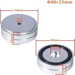 Set van 4 Geluidsisolerende Trillingdempers voor Audioapparatuur en Subwoofers — thumbnail 4