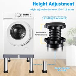 Verstelbaar Onderstel voor Wasmachine en Apparaten (40-60 cm) — thumbnail 5