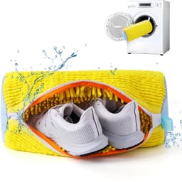 Schoenwaszak voor Wasmachine - 1 Stuks Waszak voor Wasdroger & Wasmachine - Herbruikbare Reinigingshoes voor Sneakers - 360° Diepe Reiniging Geschikt voor Alle Schoenen - Met Zelfsluitende Rits — thumbnail 1