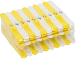 D&L Croco Wasklemmen | Wasknijpers - 20 Stuks - Geel — thumbnail 2