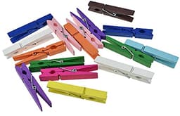 Kleurrijke Houten Wasknijpers - Stevige, Duurzame 16-Pack voor Wasserij en Doe-Het-Zelf Projecten — thumbnail 1