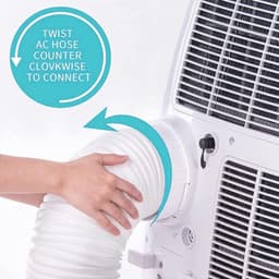 Mobiele airconditionerslang - Airconditionerslang in PP-materiaal, diameter 15 cm met 2 m lengte, universele slangsetA — thumbnail 3