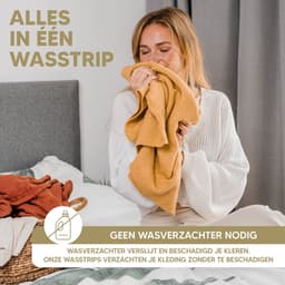 Wasstrips - Lentebloesem 100 Wasbeurten Incl. Wasverzachter – Wasmiddeldoekjes Wasdoekjes – Detergent sheets - Vegan — thumbnail 3
