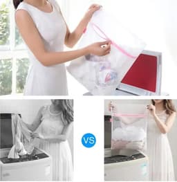 Igoods Waszakken - Wasnetten - Set van 5 - Transparant - Polyester - Laundry Bag - Wasgoed — thumbnail 4