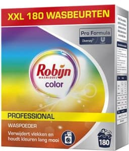 Robijn Professional Wasmiddel Poeder Gekleurde Was 180 Wasbeurten Pro Formula - 8 kg — thumbnail 1