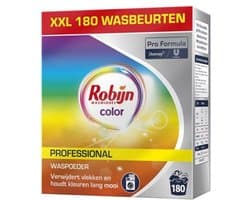 Robijn Professional Wasmiddel Poeder Gekleurde Was 180 Wasbeurten Pro Formula - 8 kg