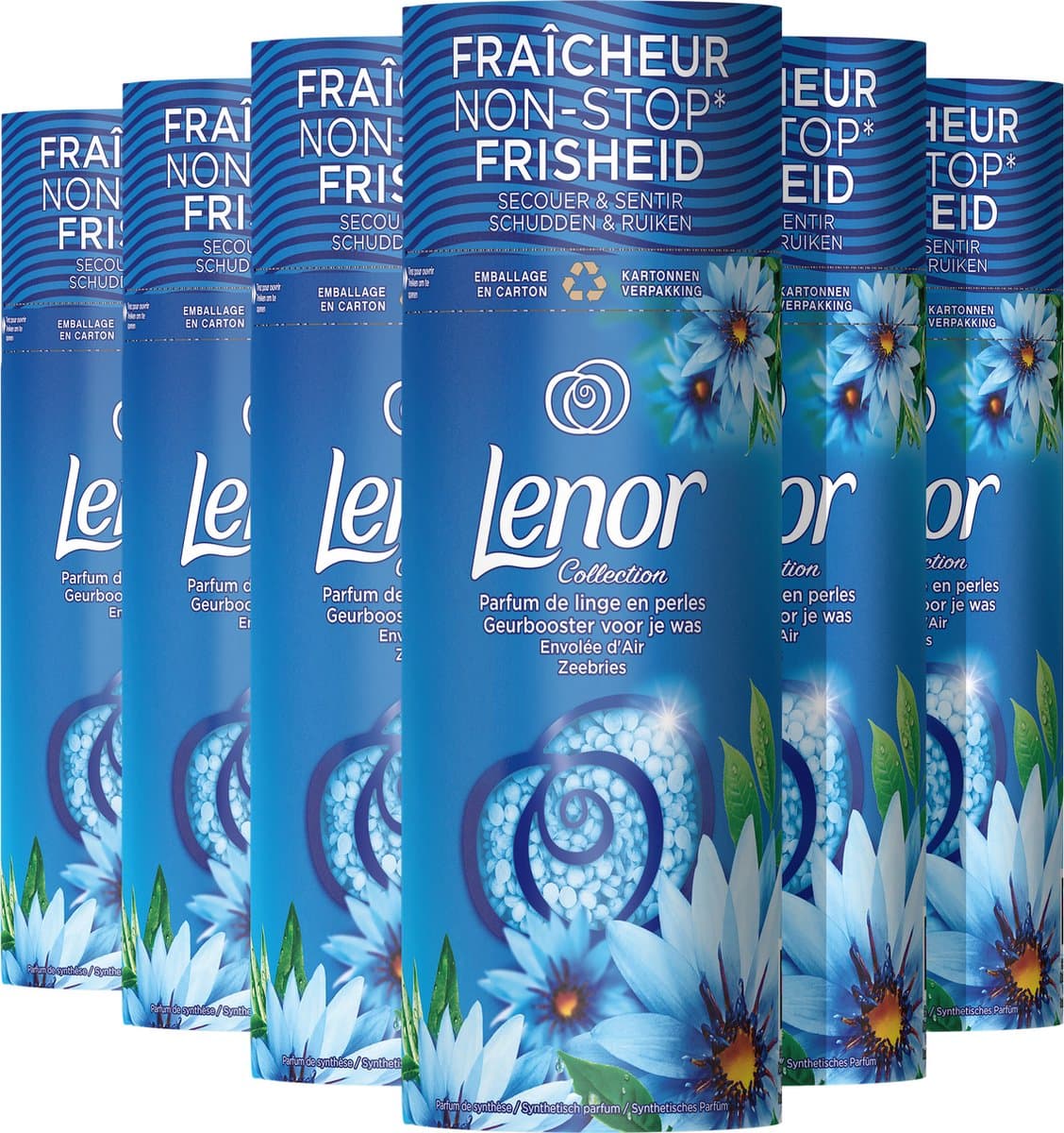 Lenor Geurbooster Voor Je Was - Zeebries - Geurparels - Voordeelverpakking 6 x 165g — afbeelding 1