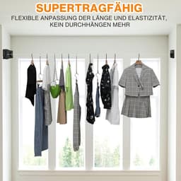Uittrekbare waslijn extra sterk - heavy duty - 51 m - voor binnen - niet doordringend - lang - drooglijn — thumbnail 3