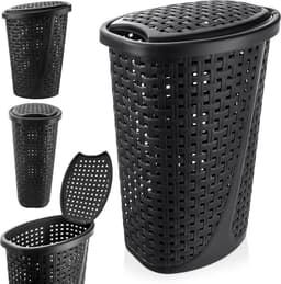 Wasmand Plastic Zwart 45 l - Opbergmand - Mand - Wassorteerder — thumbnail 5