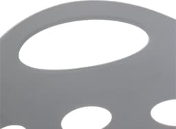 5Five Flexibele wasmand/opbergmand - rond - lichtgrijs - 60 liter - D41 x H66 cm — thumbnail 2