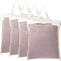 Kleine Wasnetjes voor Delicate Kleding - 4 Stuks, Duurzaam en Geschikt voor Ondergoed, Sokken en Babykleding - Ideaal voor de Wasmachine, 30x25cm en 82x70cm — thumbnail 1